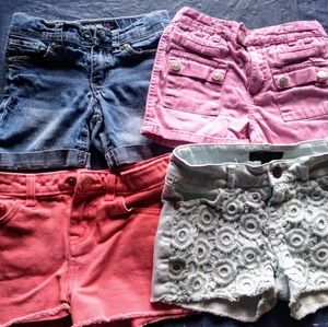 Girls Shorts (4 pairs)